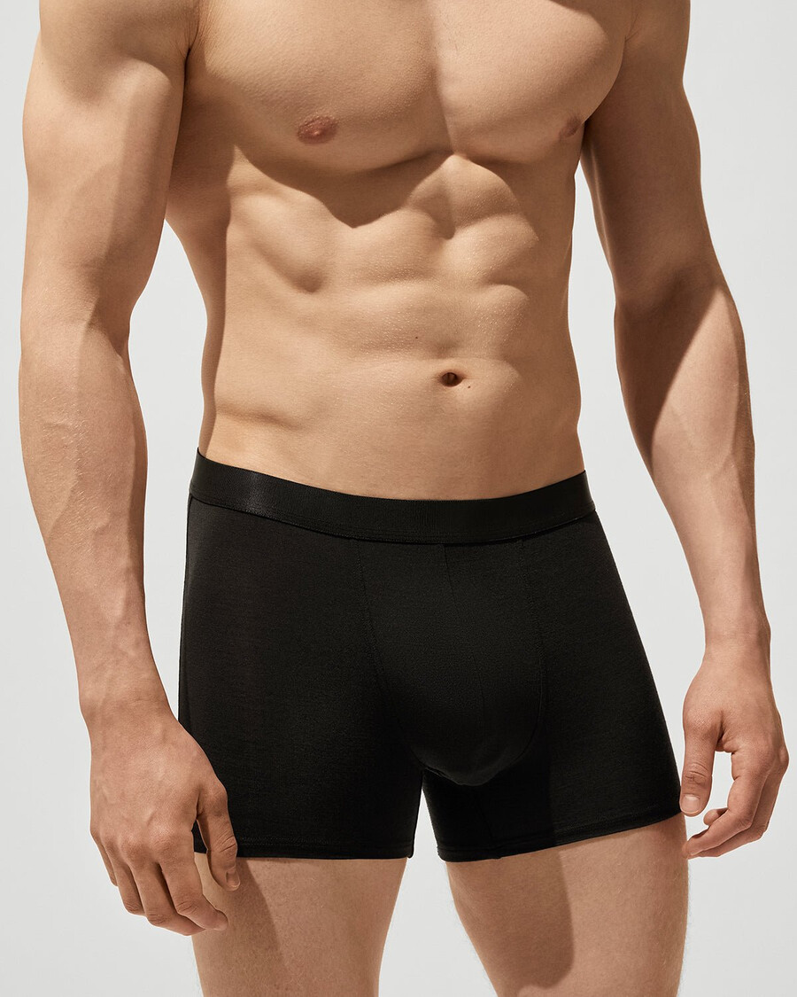 herren-boxershorts aus merinowolle in schwarz jetzt kaufen — cdlp