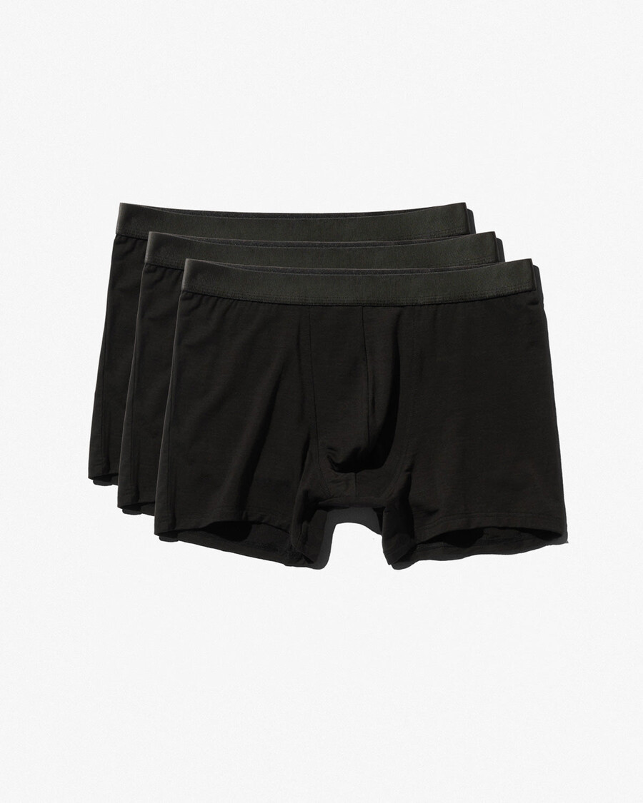 3 × herren-boxershorts aus merinowolle in schwarz jetzt kaufen — cdlp