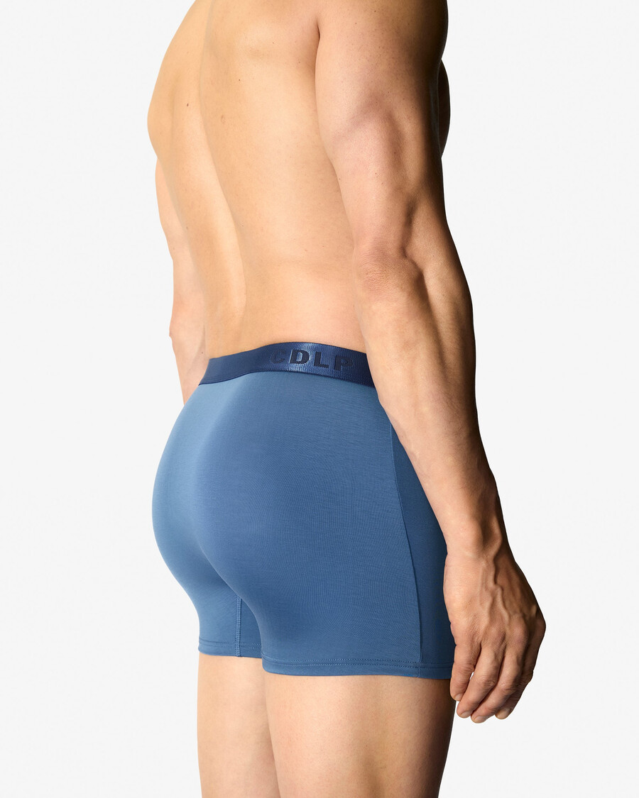 3er-pack herren-boxershorts in schwarz weiß und azurblau jetzt kaufen — cdlp