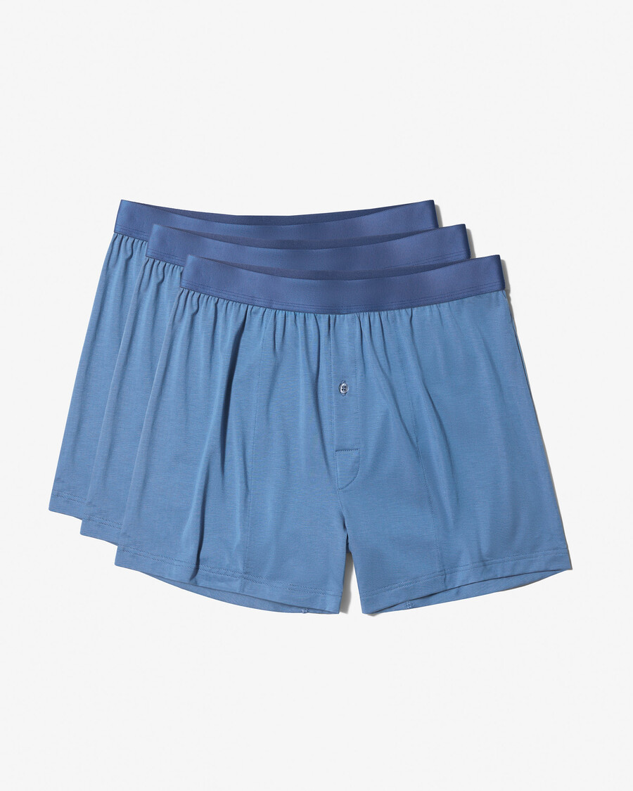 12 herren-boxershorts in azurblau jetzt kaufen — cdlp