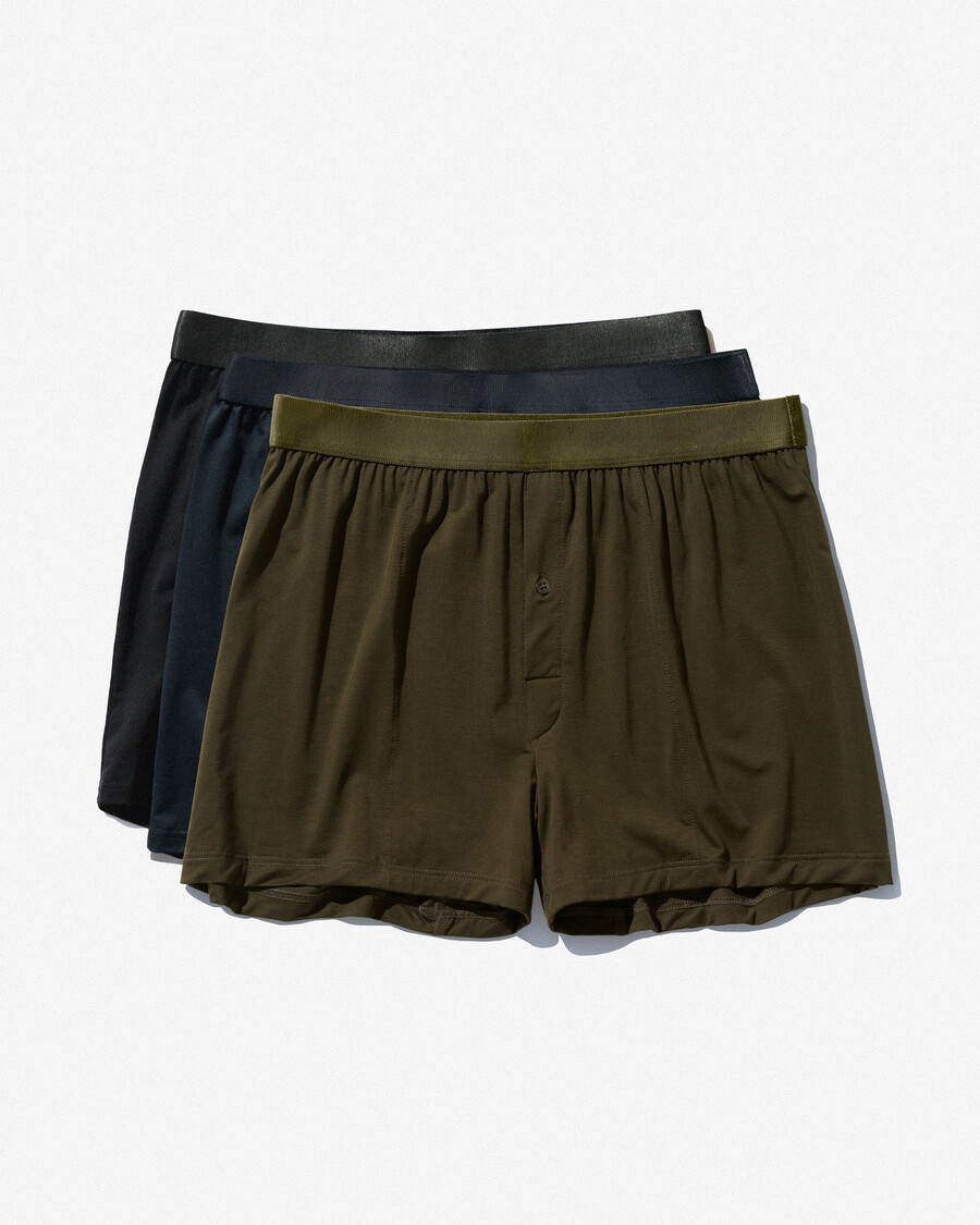 12 herren-boxershorts in schwarz olivgrün und dunkelblau jetzt kaufen — cdlp