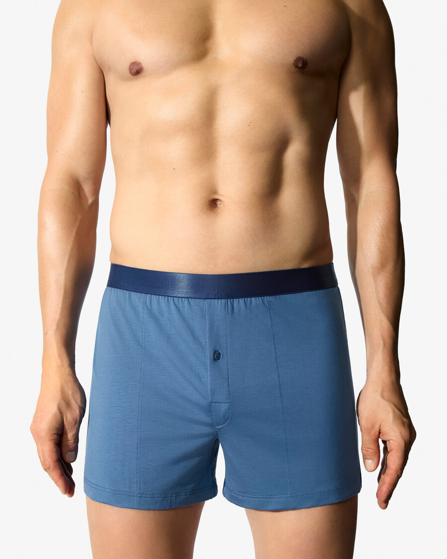 12 herren-boxershorts in weiß dunkelblau und azurblau jetzt kaufen — cdlp