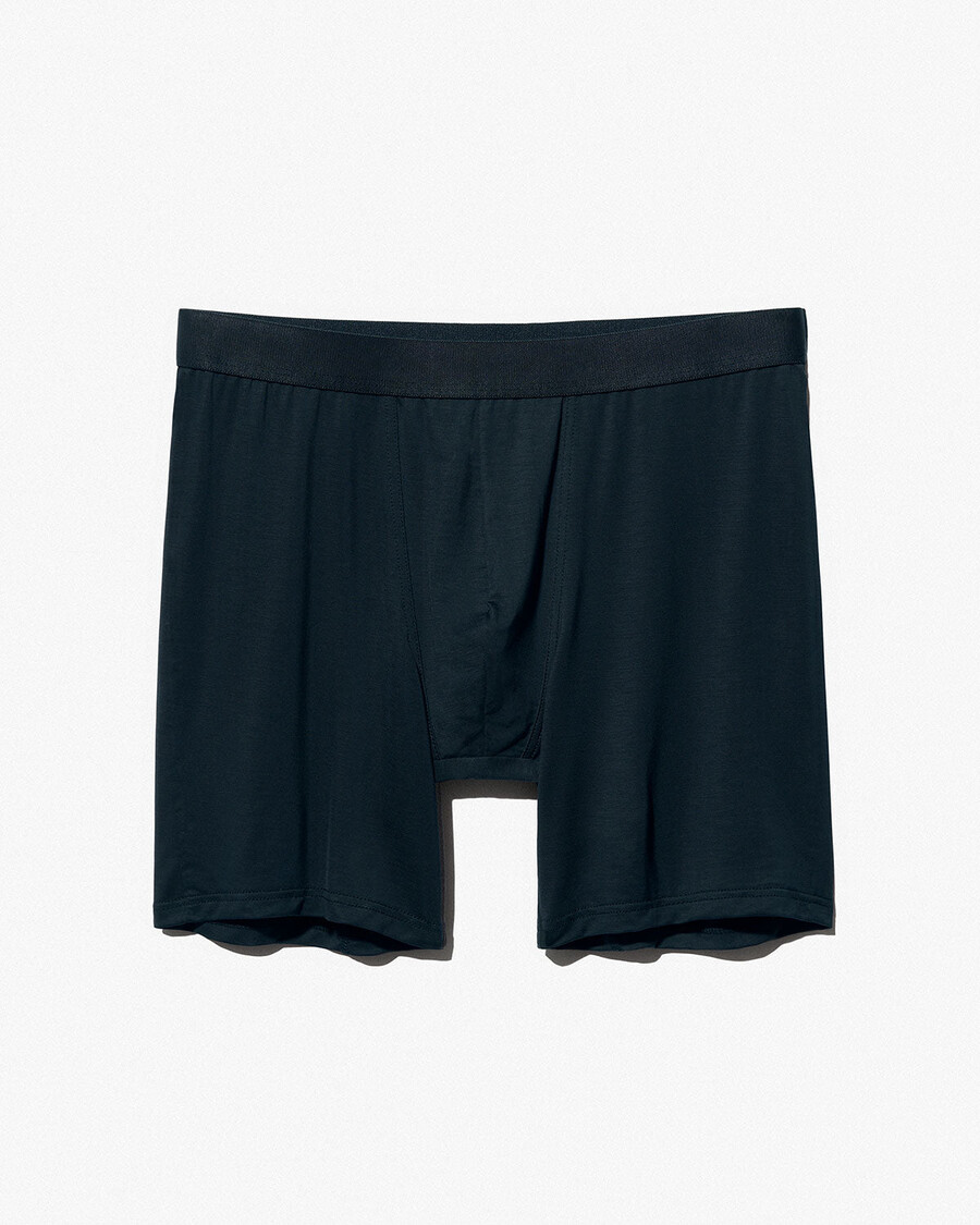 6 × herren-boxershorts lang in schwarz dunkelblau und salbei jetzt kaufen — cdlp