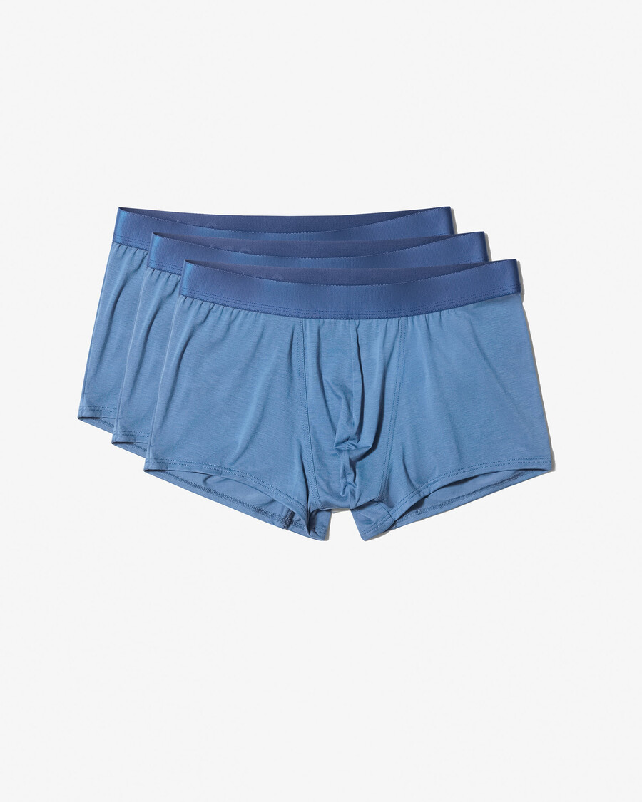 3 × herren-boxershorts in azurblau jetzt kaufen — cdlp