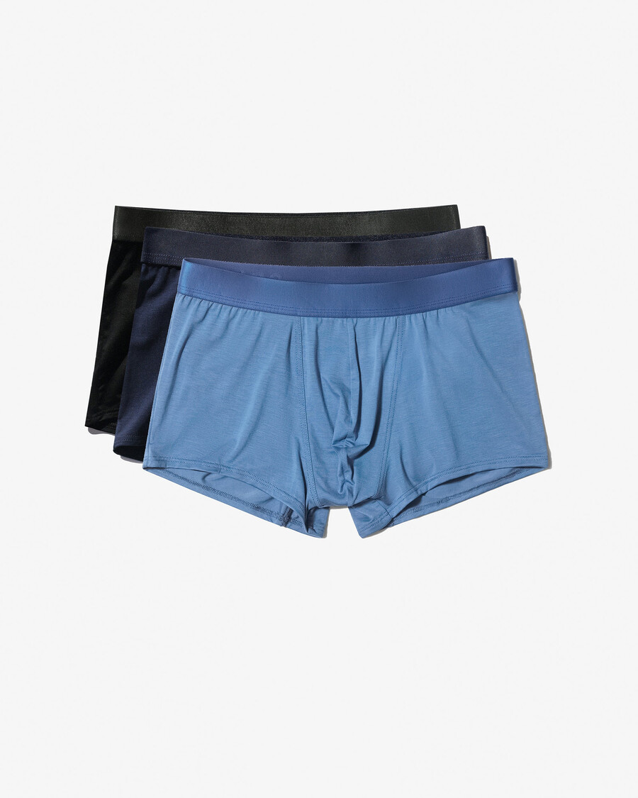 6 herren-boxershorts in schwarz dunkelblau und azurblau jetzt kaufen — cdlp