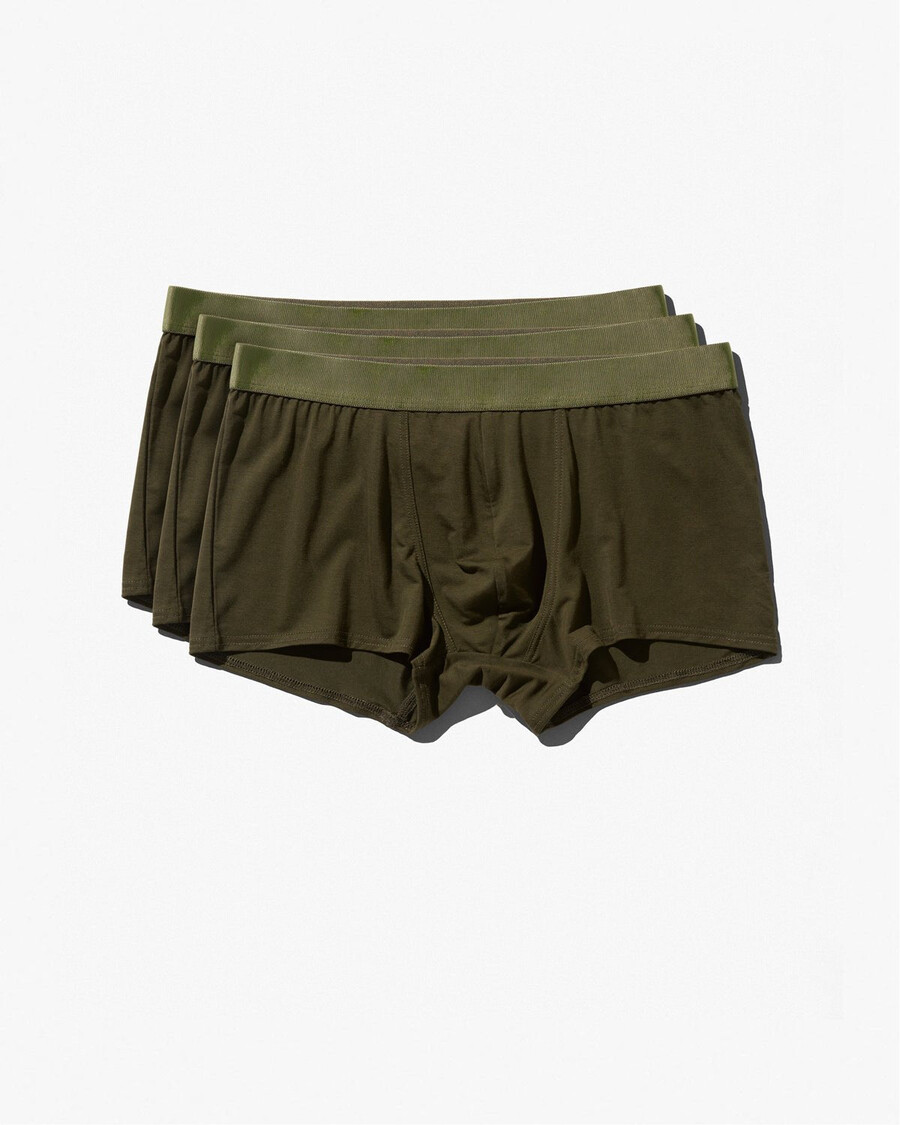 3 × herren-boxershorts in olivgrün jetzt kaufen — cdlp