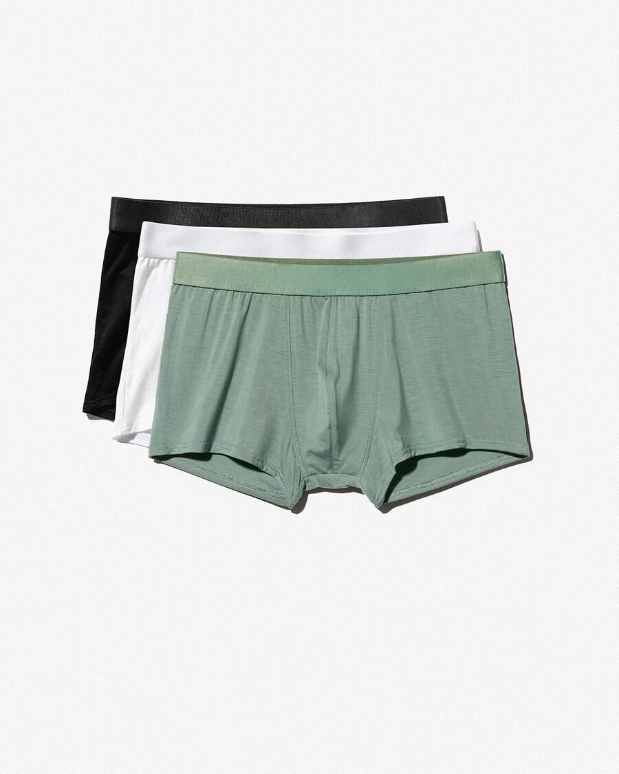 6 × herren-boxershorts in schwarz weiß und salbei jetzt kaufen — cdlp