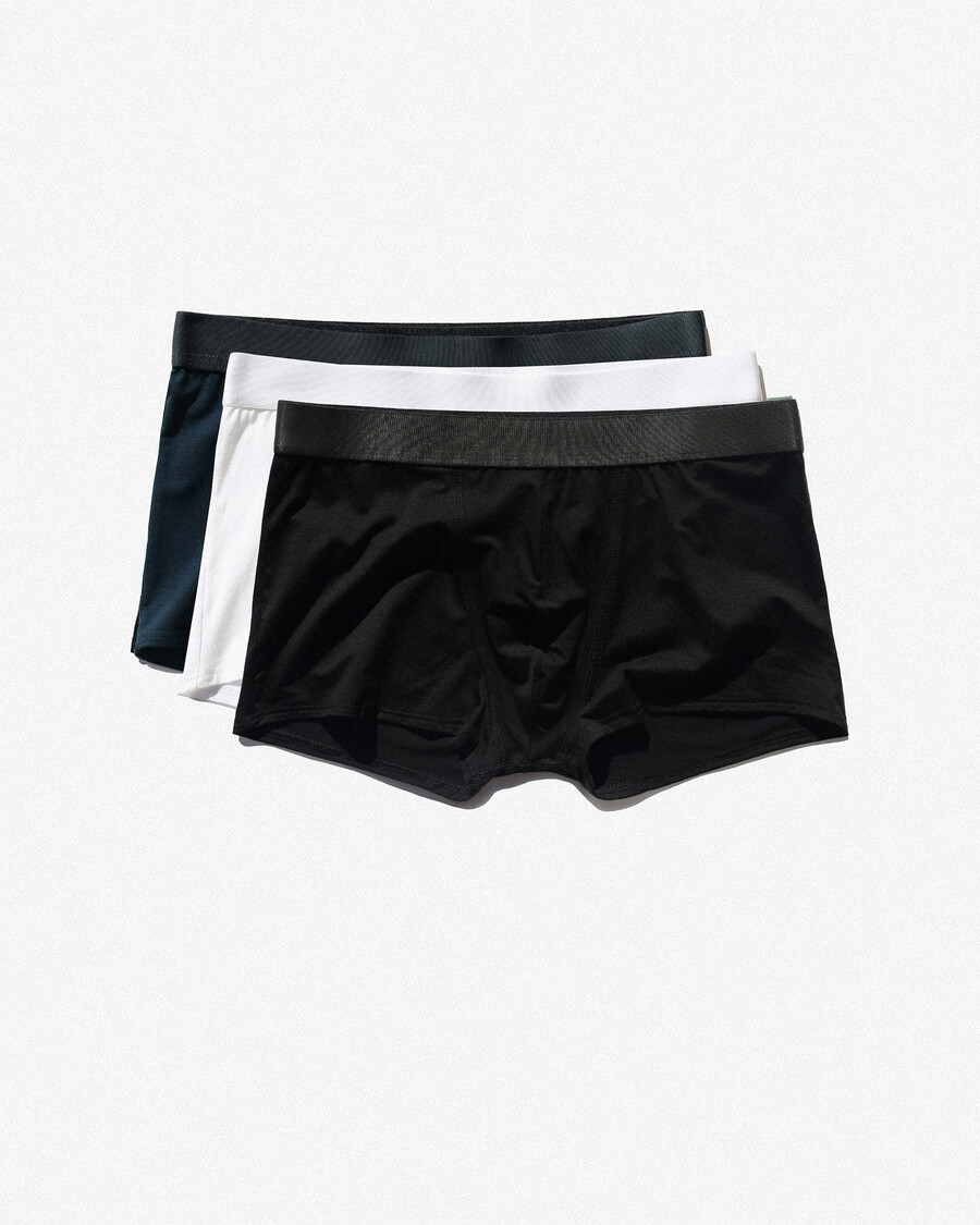 3er-pack herren-boxershorts in schwarz weiß und dunkelblau jetzt kaufen — cdlp