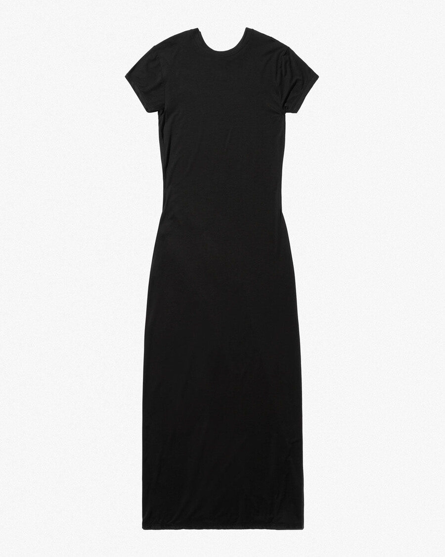 schwarzes leichtes kurzarmkleid für damen shop—cdlp