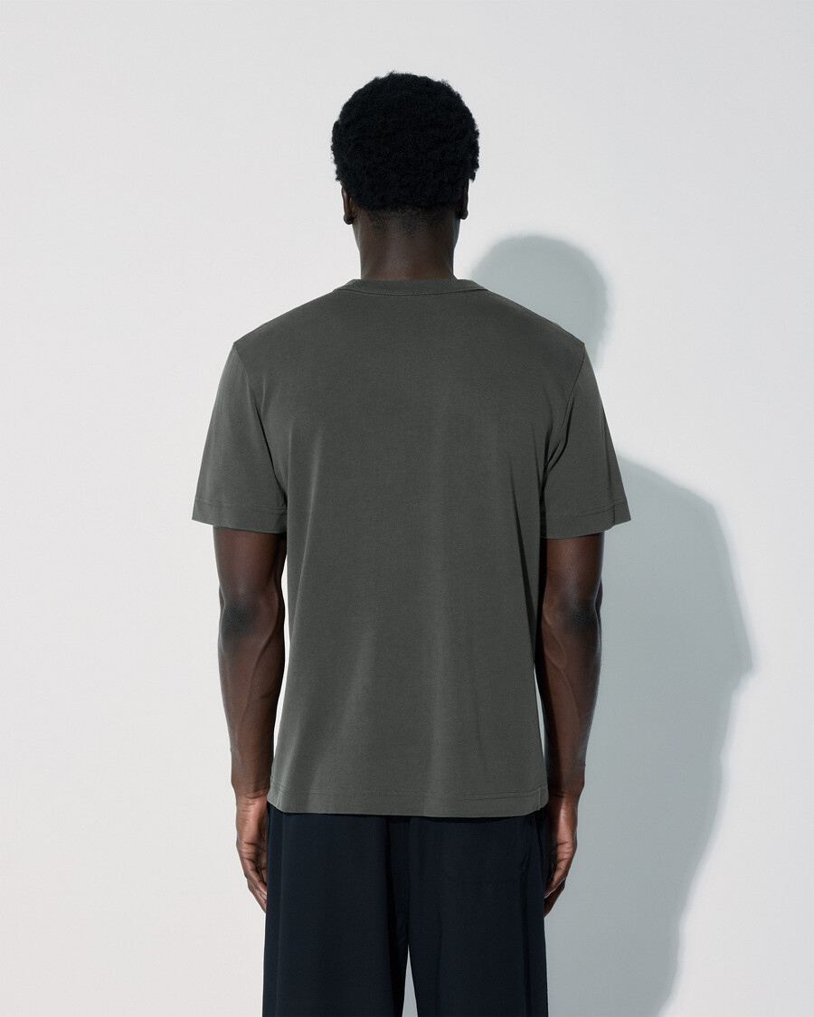 2 × herren-t-shirt schwere qualität in anthrazit und weiß shop — cdlp