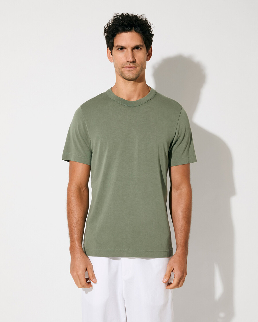 schweres herren-t-shirt in salbeigrün jetzt kaufen — cdlp
