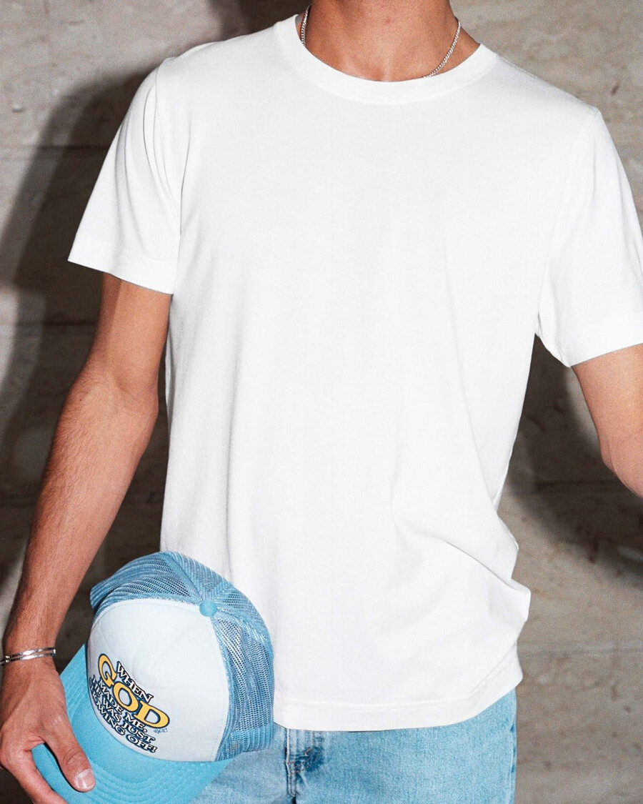 schweres herren-t-shirt in weiß jetzt kaufen – cdlp