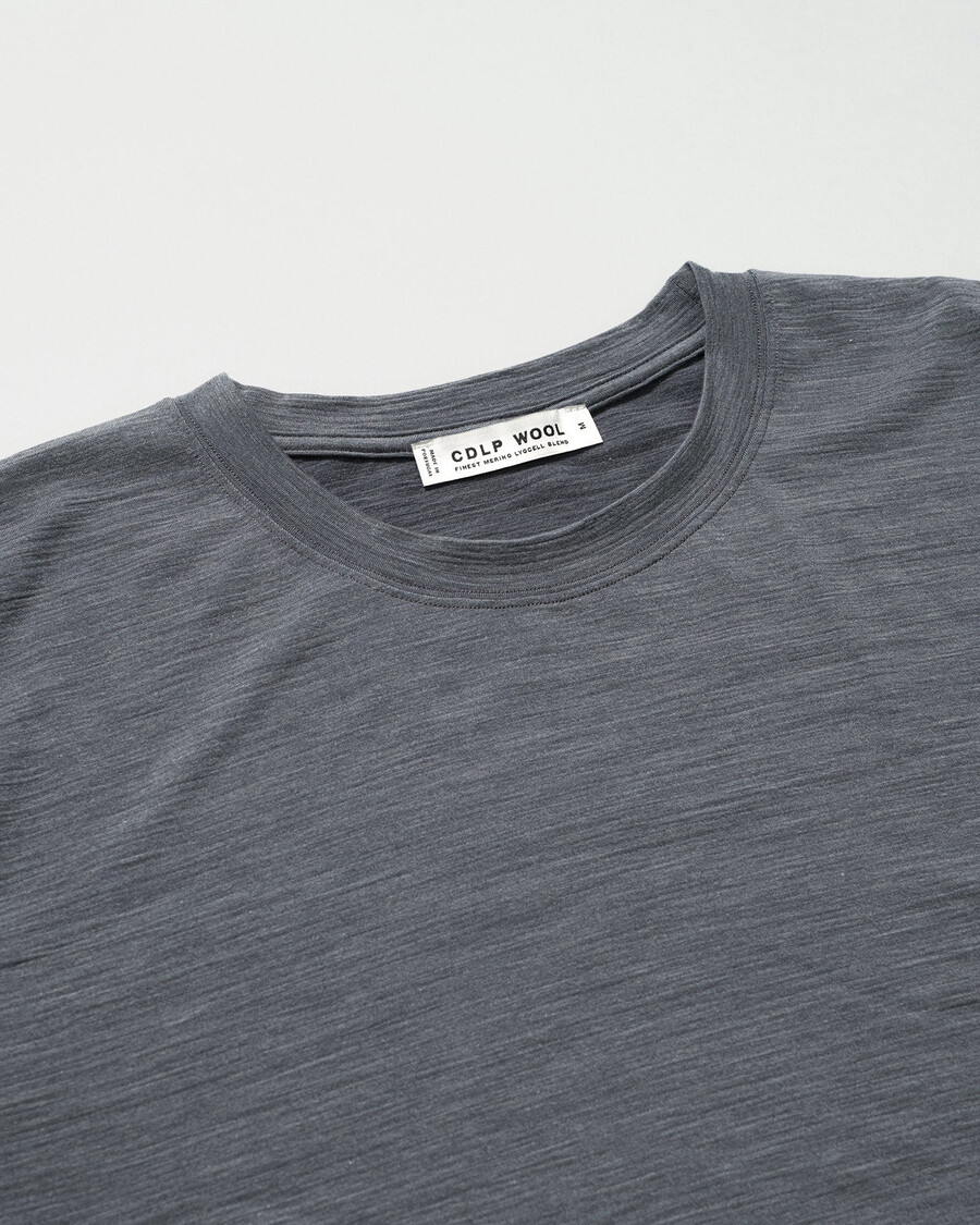 herren-t-shirt aus merinowolle in graumeliert jetzt kaufen — cdlp