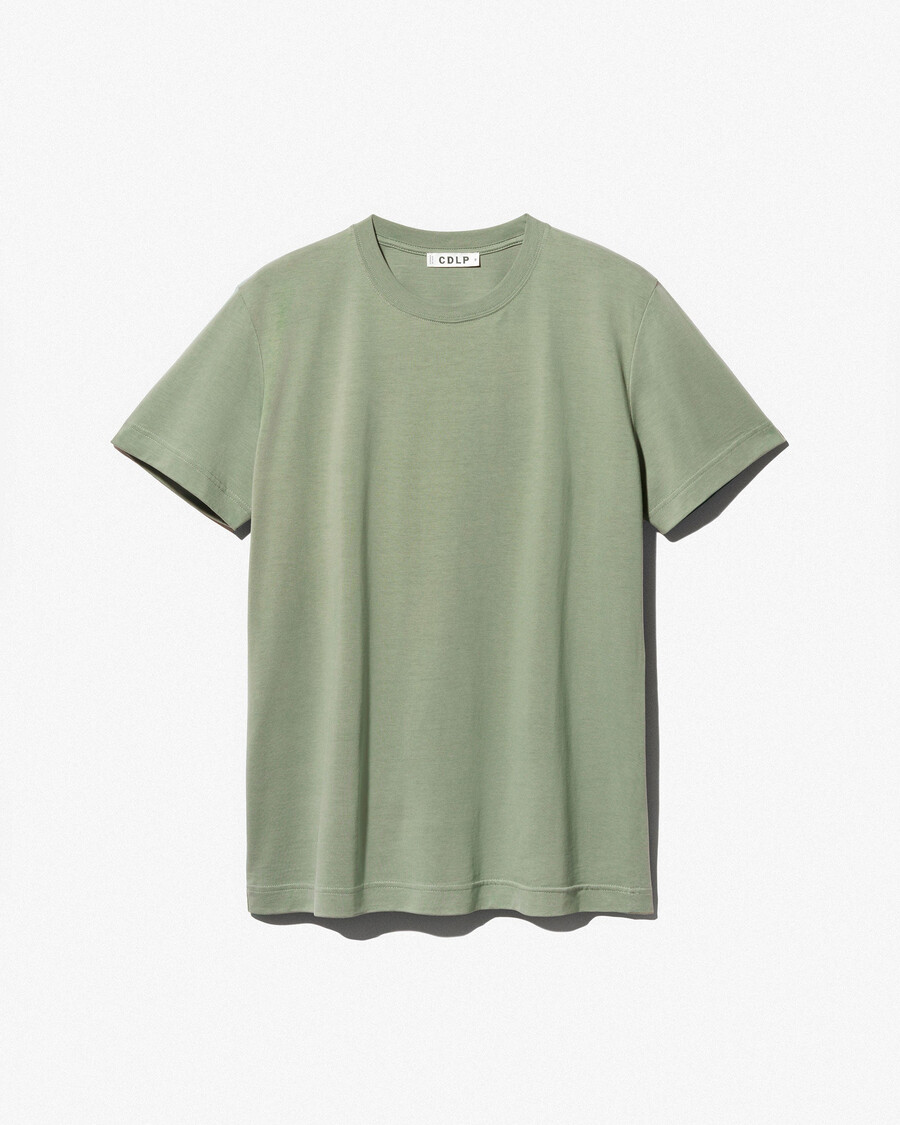 3 x herren-t-shirt mittelschwer in salbeigrün jetzt kaufen — cdlp