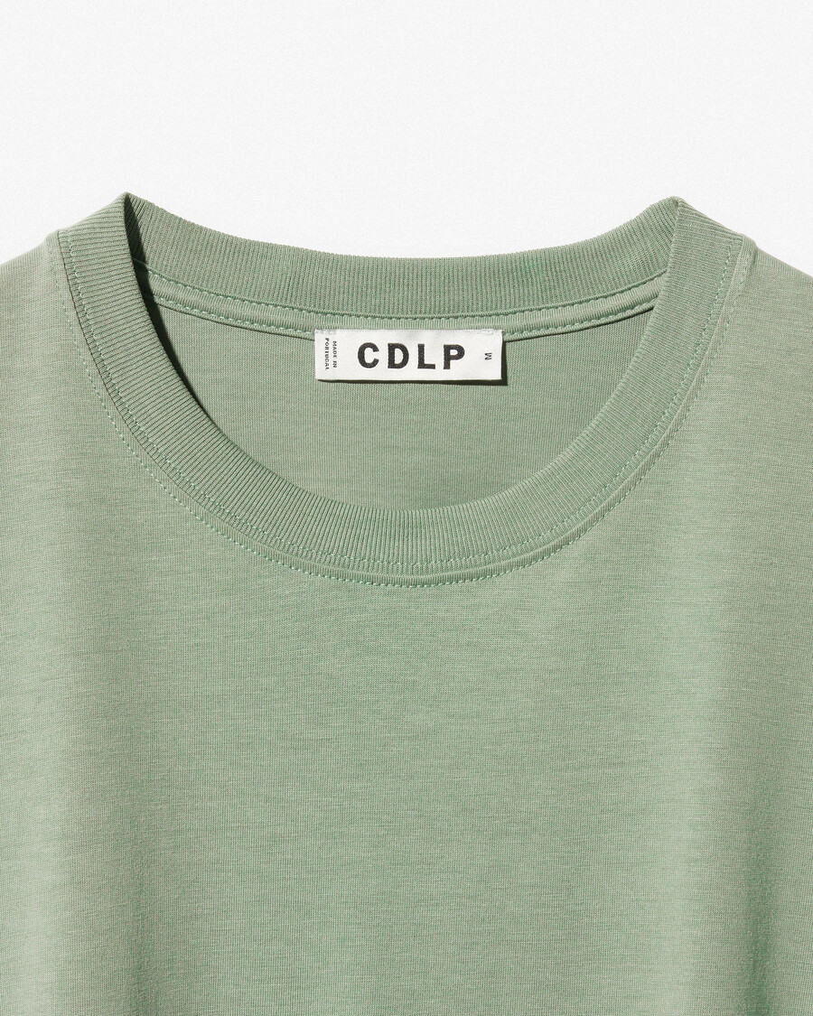 3 x herren-t-shirt mittelschwer in salbeigrün jetzt kaufen — cdlp
