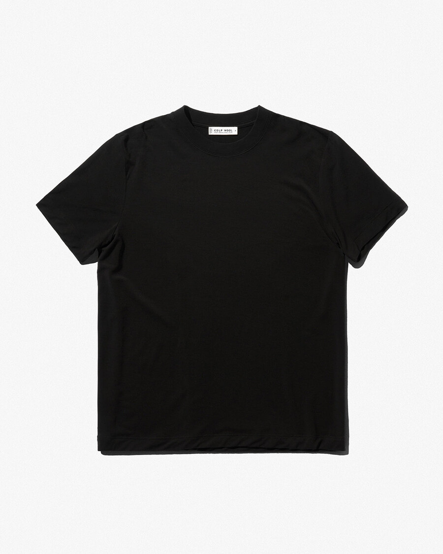2 x herren-t-shirt mittelschwer in schwarz und dunkelblau shop—cdlp