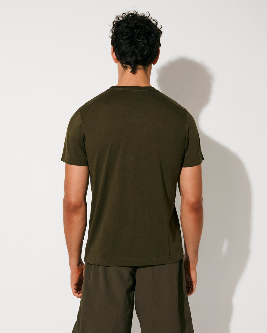 mittelschweres herren-t-shirt in olivgrün jetzt kaufen — cdlp