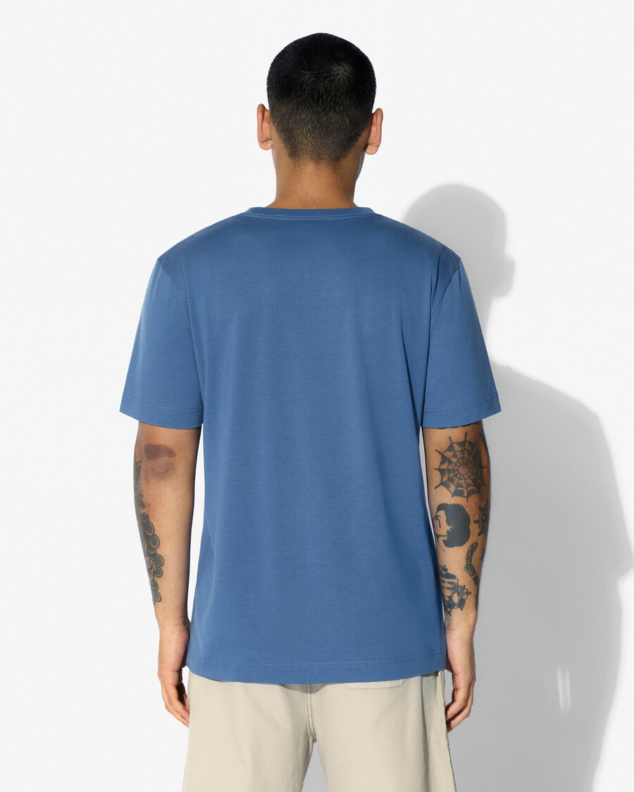 mittelschweres herren-t-shirt in azurblau jetzt kaufen — cdlp
