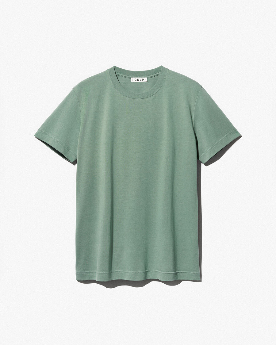 2 x herren-t-shirt mittelschwer in weiß und salbei shop—cdlp