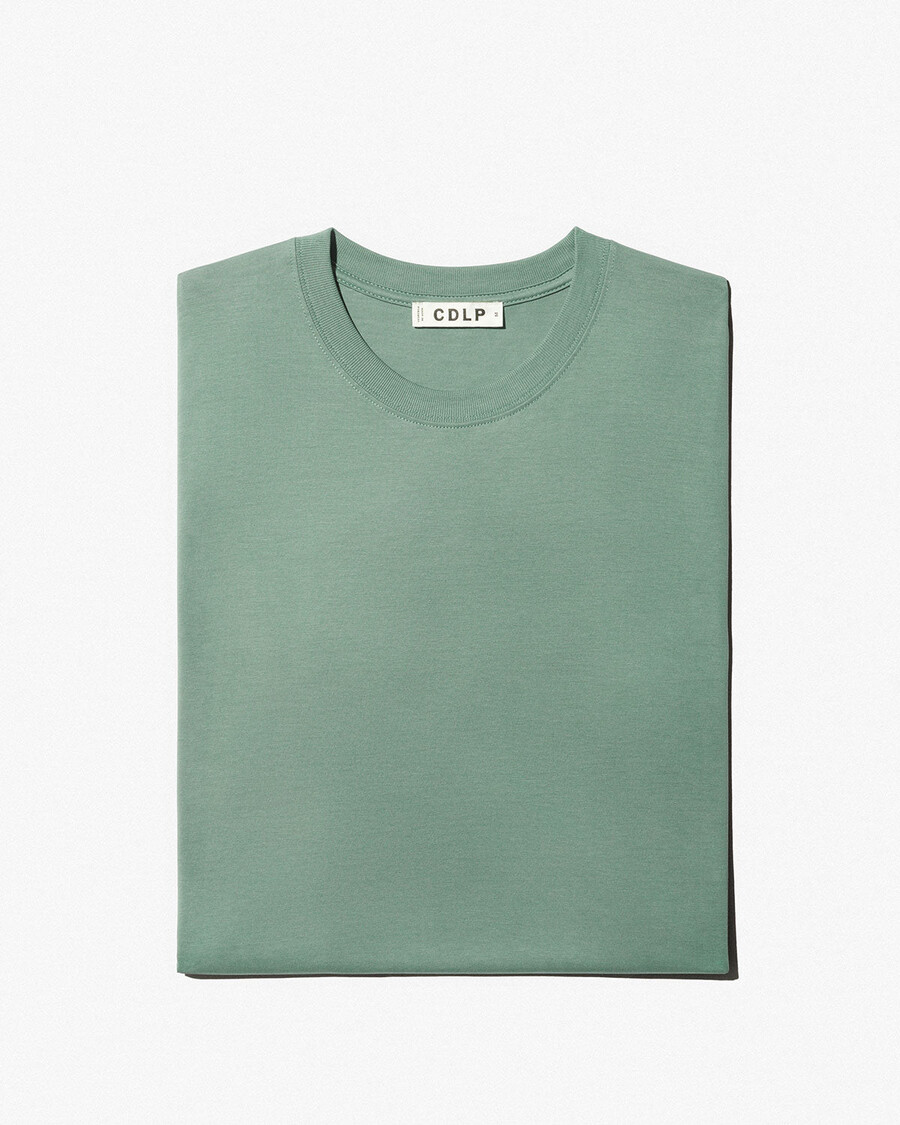 2 x herren-t-shirt mittelschwer in weiß und salbei shop—cdlp