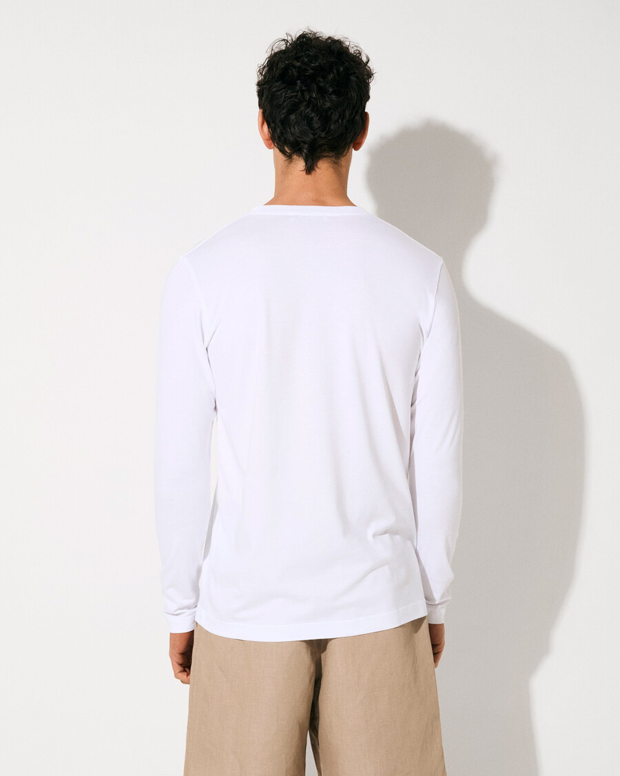 2 x herren-langarmshirt mittelschwer in schwarz und weiß jetzt kaufen — cdlp