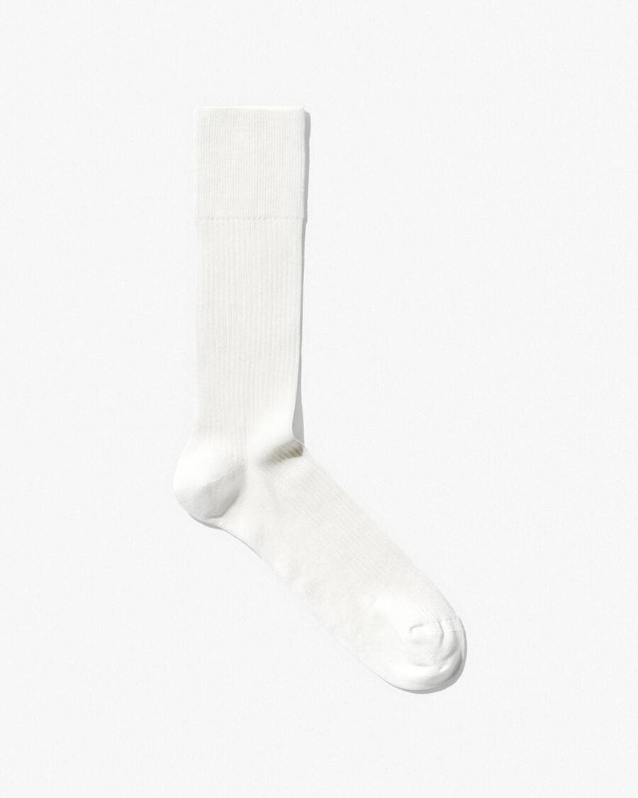 x herren-rippsocken aus baumwolle mittellang weiß shop — cdlp