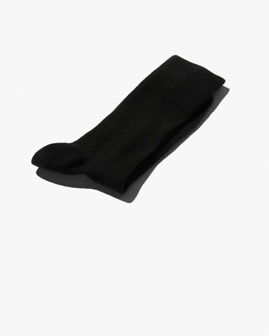 3 x herren-rippsocken aus wolle mittellang schwarz shop — cdlp