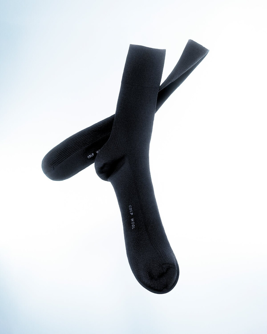 3 x herren-rippsocken aus wolle mittellang schwarz shop — cdlp