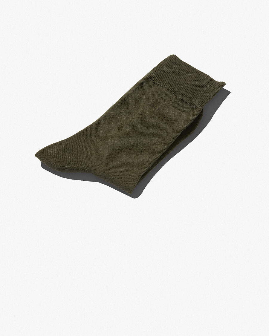 3 x mittellange socken in olivgrün jetzt kaufen — cdlp