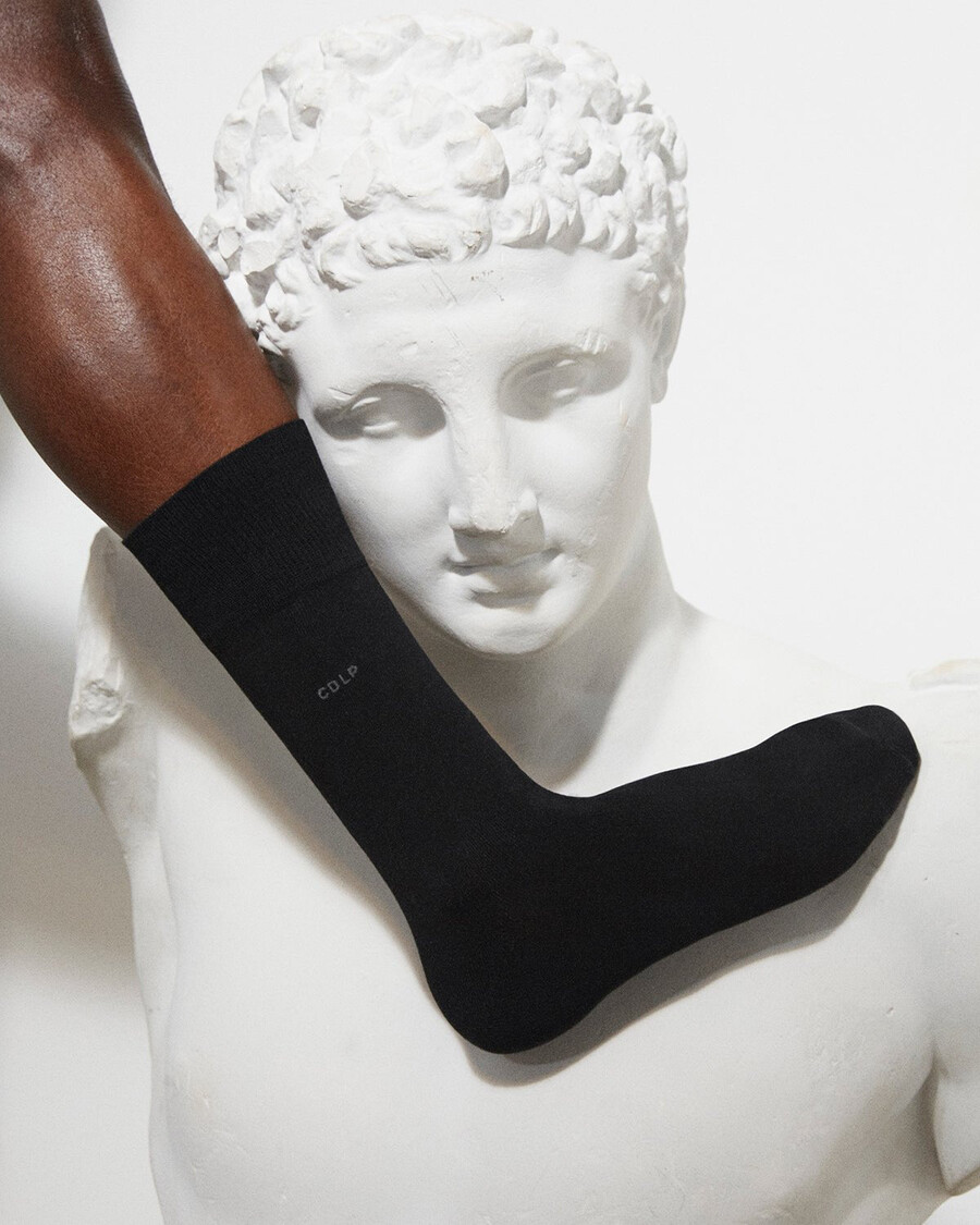 6 x unisex-baumwollsocken mittellang in schwarz dunkelbraun und dunkelblau jetzt kaufen — cdlp