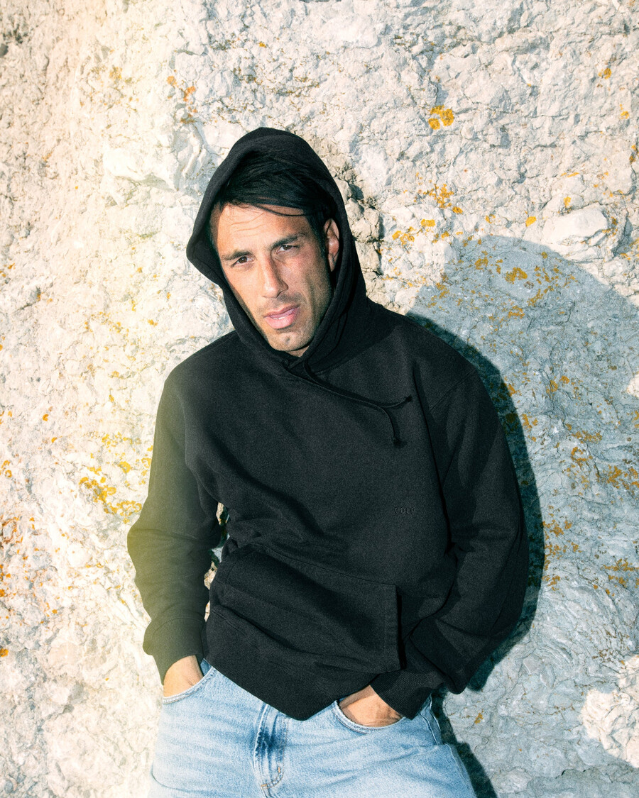 schwarzer herren-baumwollhoodie jetzt kaufen – cdlp