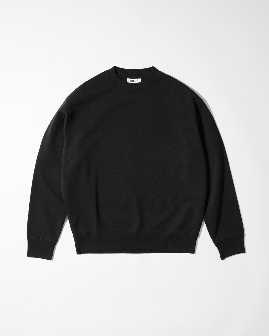 schwarzes herren-sweatshirt aus baumwolle jetzt kaufen – cdlp