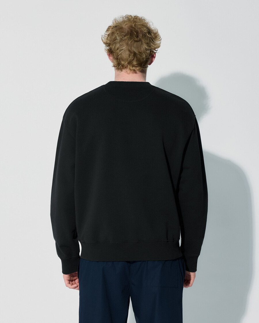 schwarzes herren-sweatshirt aus baumwolle jetzt kaufen – cdlp