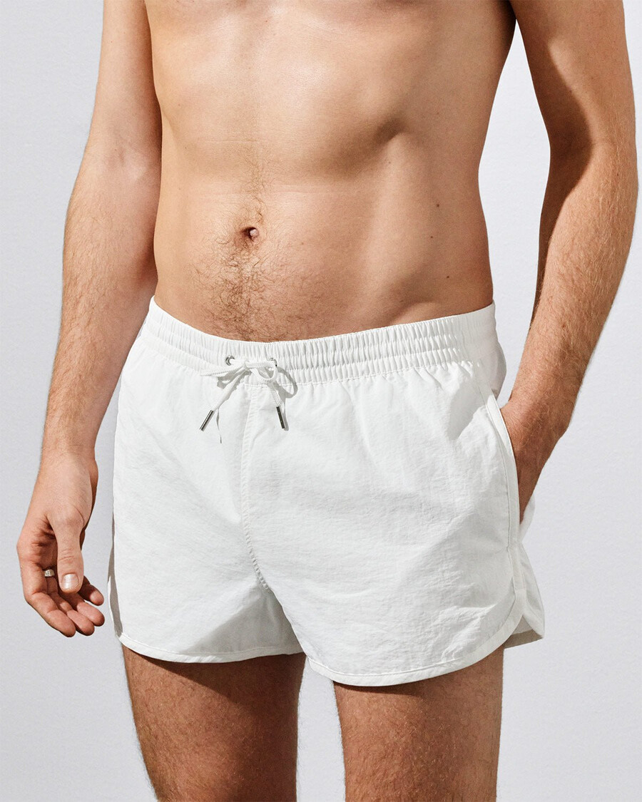 weiße herren-badeshorts jetzt kaufen — cdlp