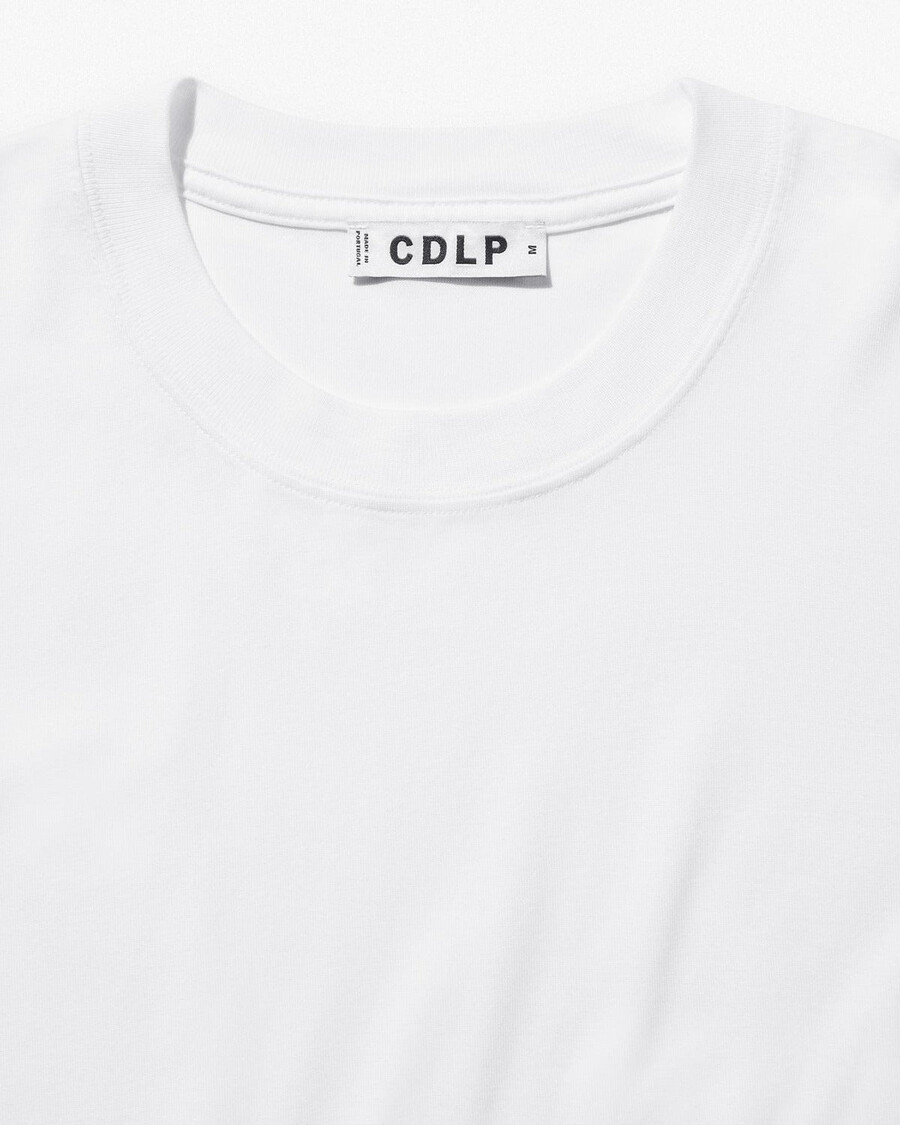 damen-t-shirt mittelschwer in weiß jetzt shoppen — cdlp
