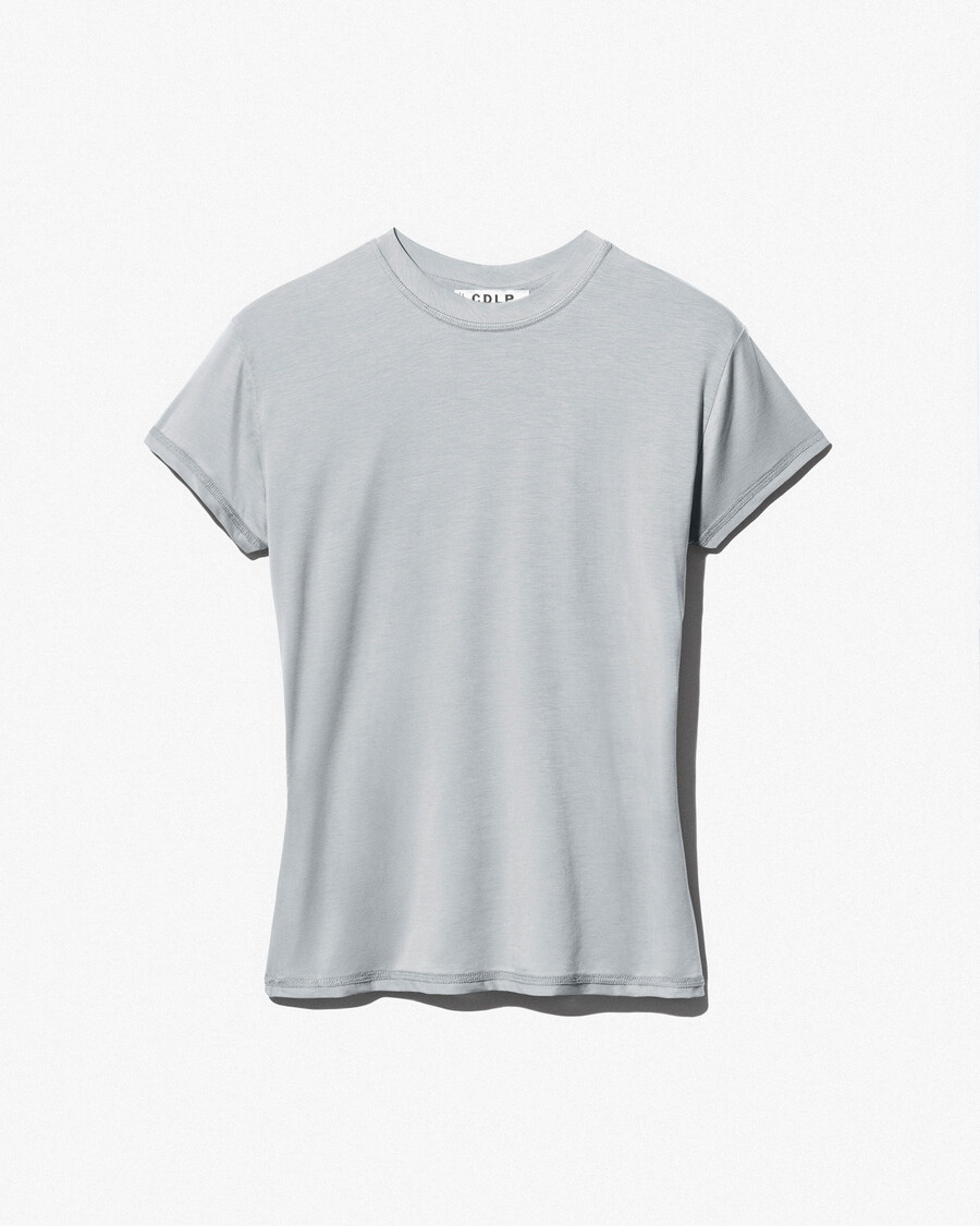 leichtes damen-t-shirt in zementgrau jetzt shoppen — cdlp