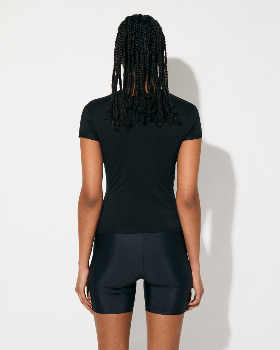 leichtes damen-t-shirt in schwarz jetzt shoppen — cdlp