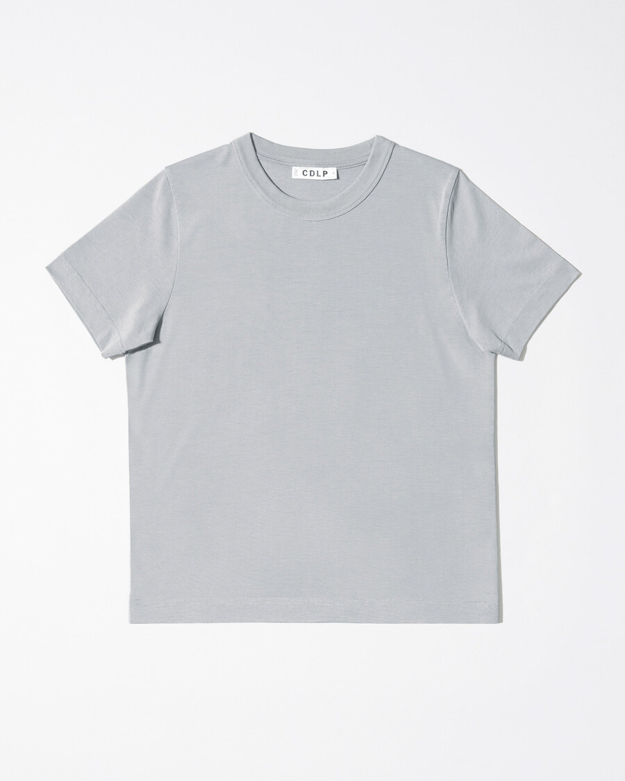 schweres damen-t-shirt in zementgrau jetzt kaufen — cdlp