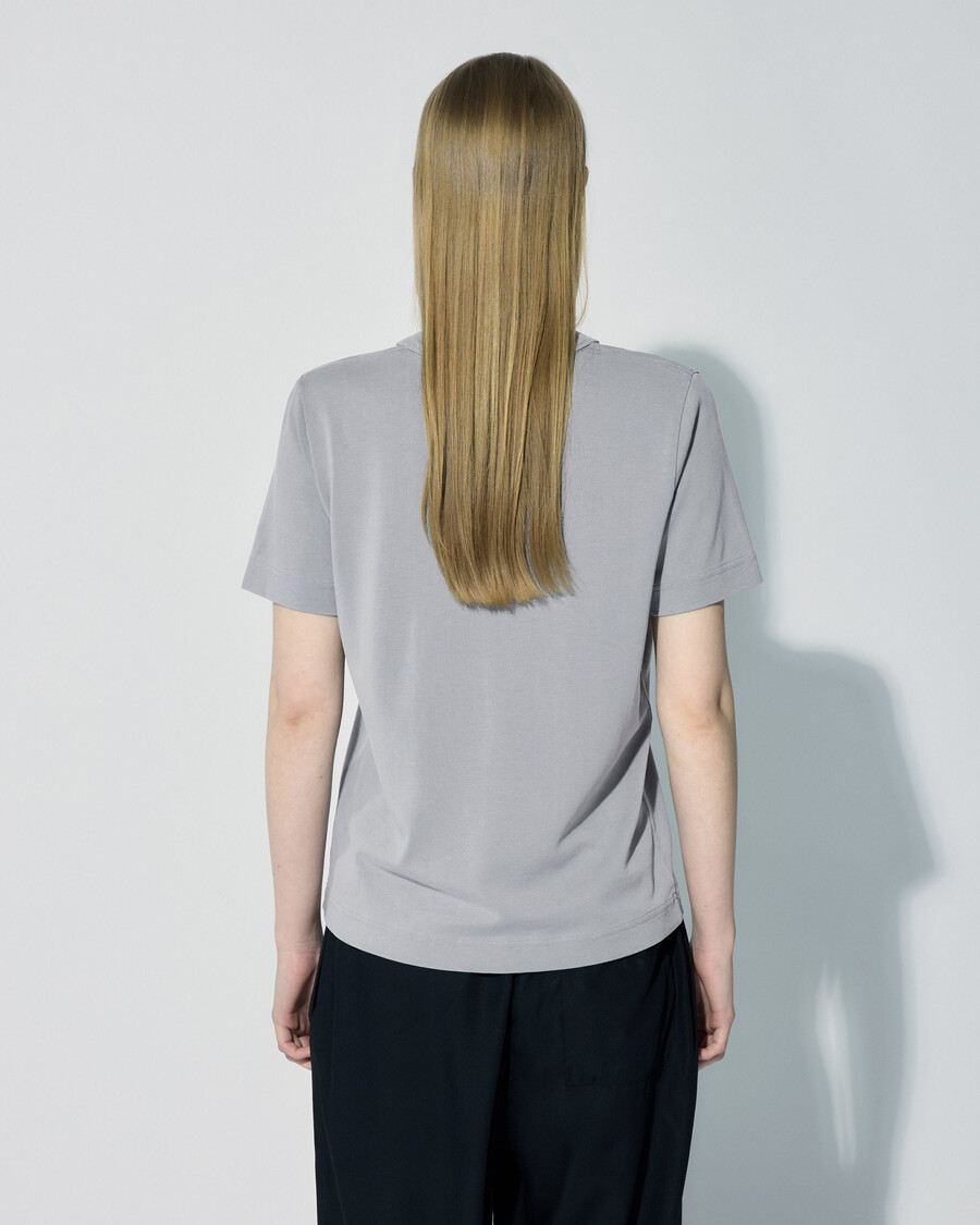 schweres damen-t-shirt in zementgrau jetzt kaufen — cdlp