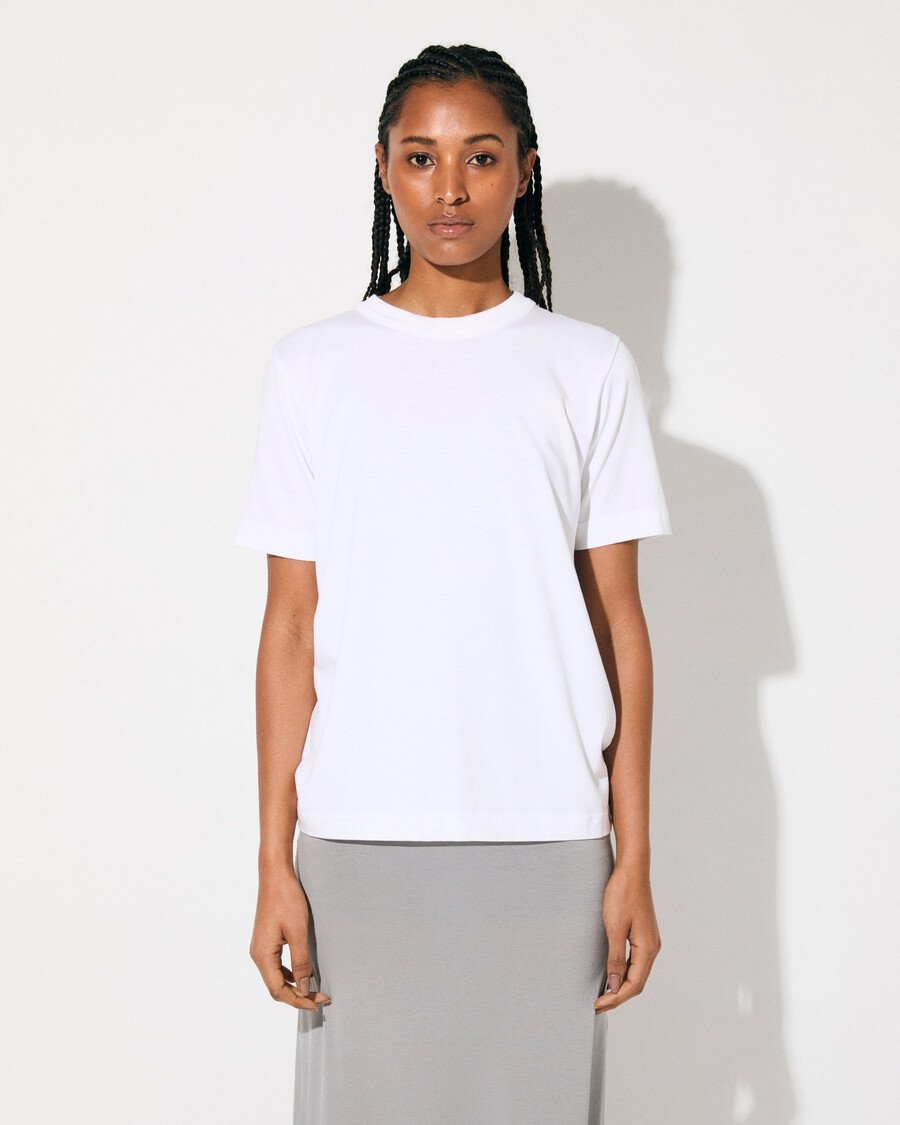 schweres damen-t-shirt in weiß jetzt kaufen — cdlp