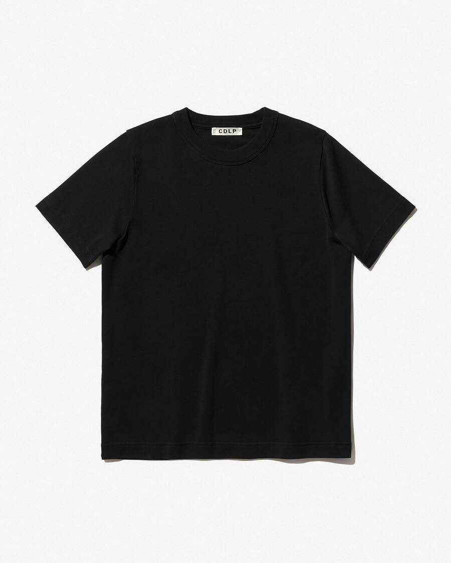 schwarzes damen-t-shirt aus schwerem material jetzt kaufen — cdlp