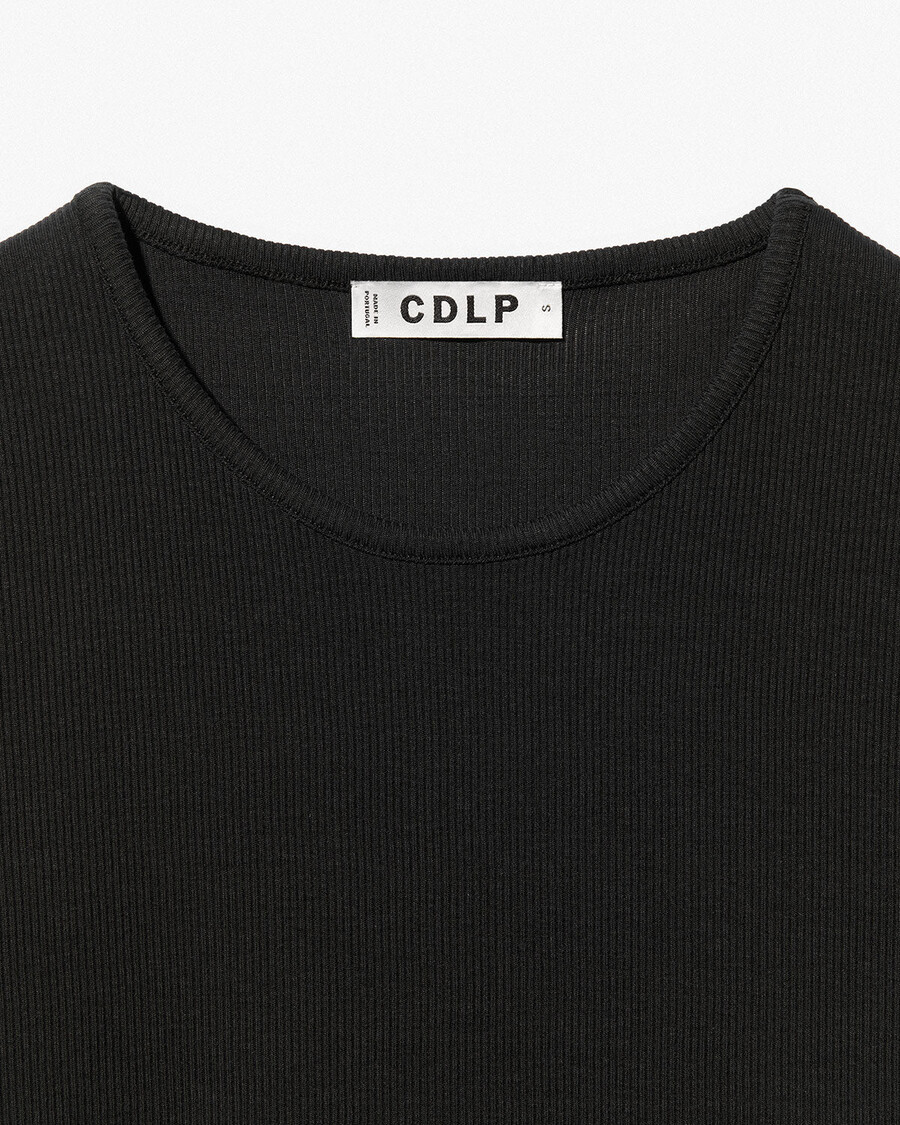 schwarze rippweste für damen jetzt shoppen — cdlp