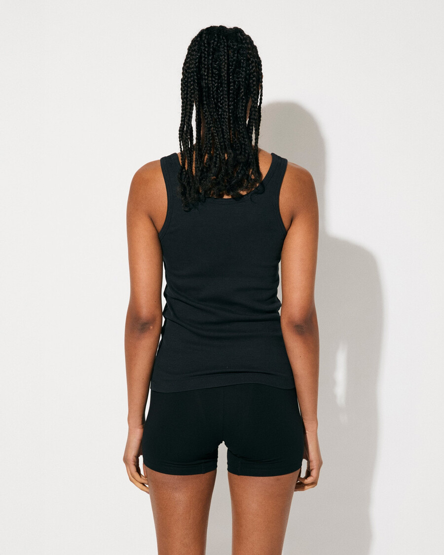 damen-ripptop in off-black jetzt shoppen — cdlp