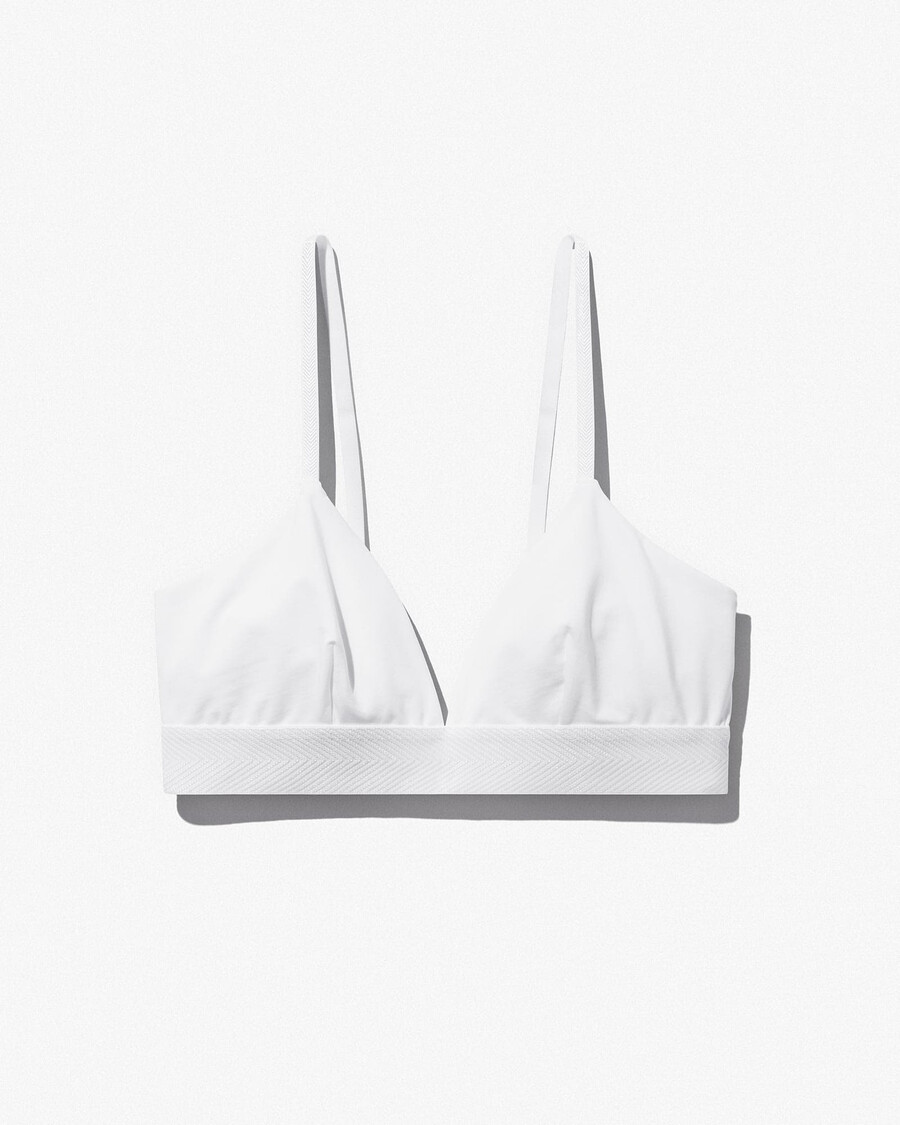dreieckiger damen-bralette in weiß jetzt shoppen — cdlp