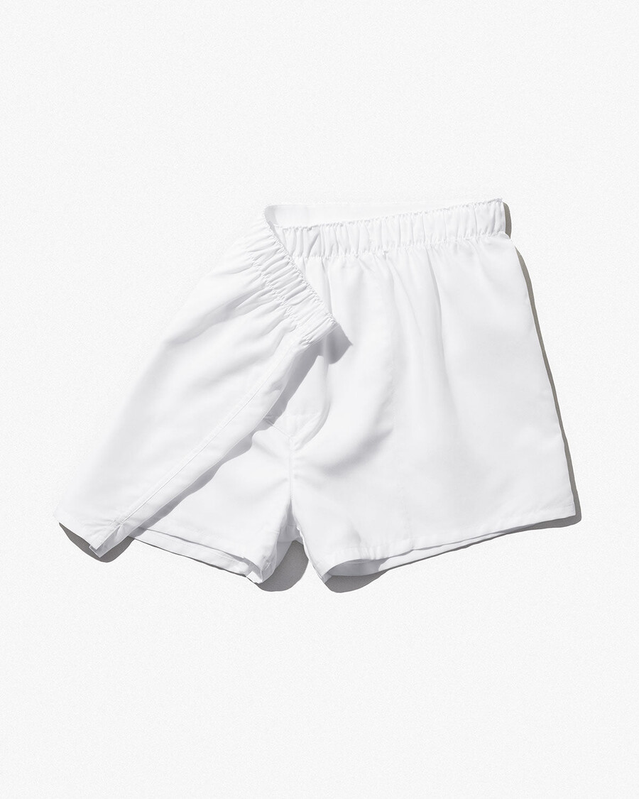 3 x herren-boxershorts gewebt schmal geschnitten weiß jetzt kaufen — cdlp