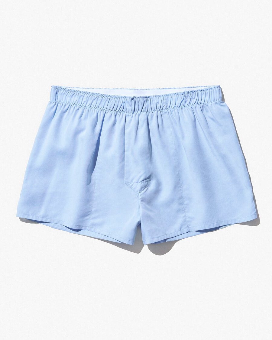 slim-fit herren-boxershorts aus webstoff in himmelblau jetzt kaufen — cdlp