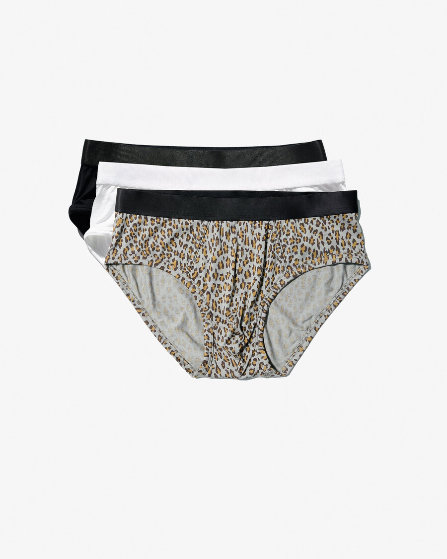 6 × herren-y-briefs in mocca leopard schwarz weiß jetzt kaufen — cdlp