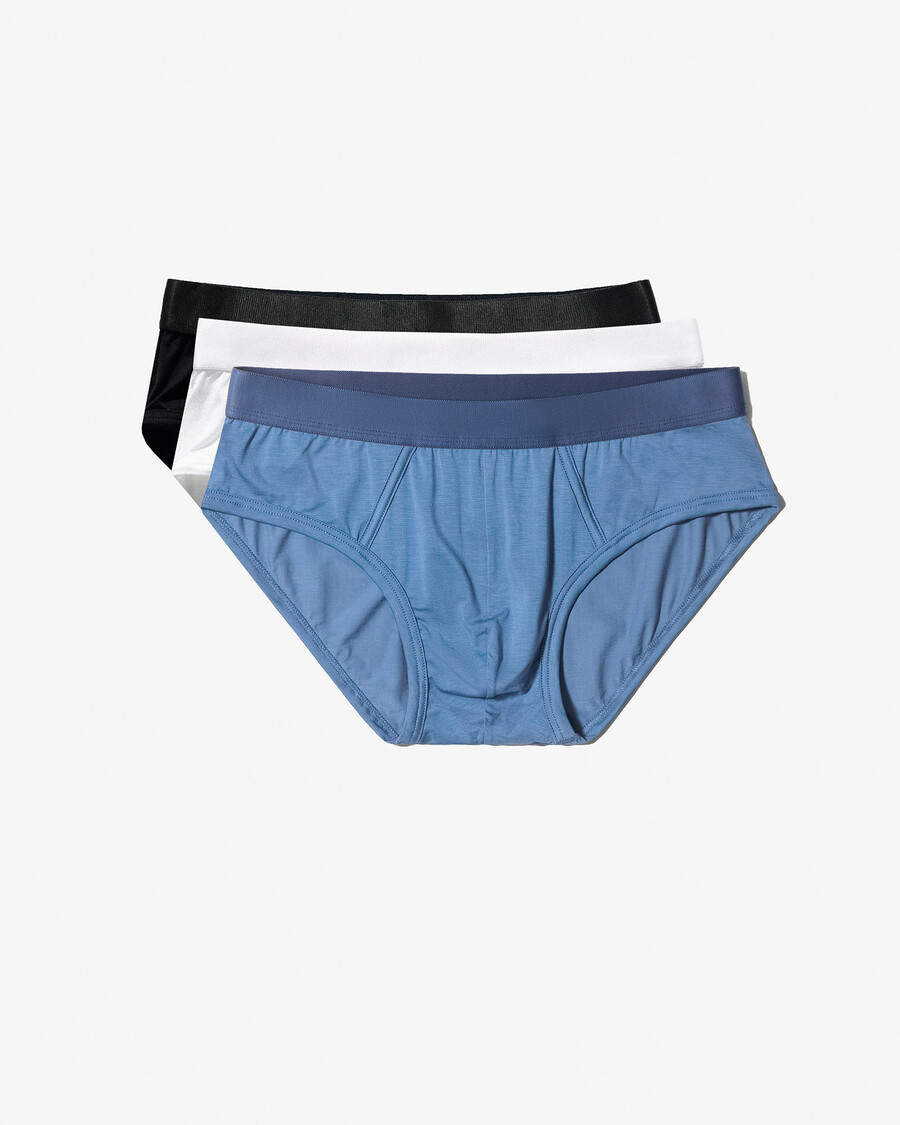 6 herren-y-briefs in schwarz weiß und azurblau jetzt kaufen — cdlp
